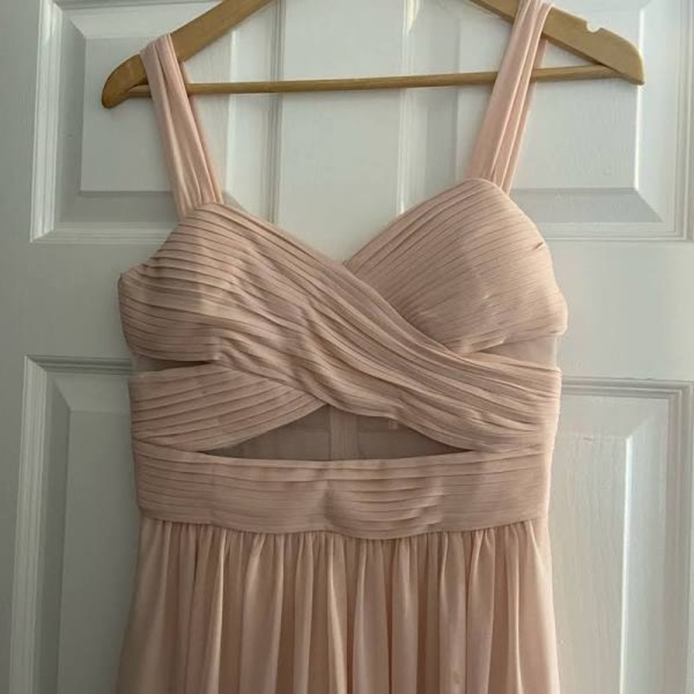 BIRDIE GREY EYLSE MAXI FORMAL DRESS MAUVE ROSE SZ XS - Picture 8 of 13
